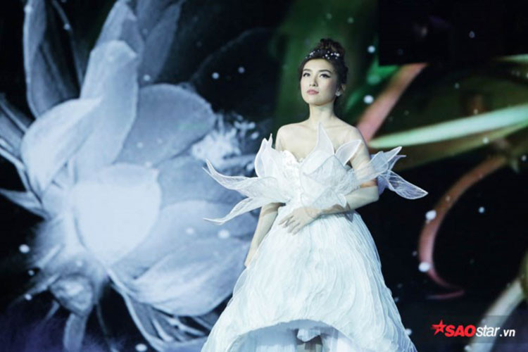 Năm 2017, Như Quỳnh tham gia cuộc thi Cặp đôi hoàn hảo nhưng bị loại ngay trước bán kết. Ảnh: Saostar