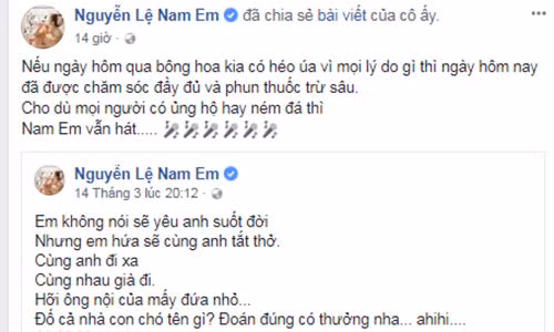 Chia sẻ của Nam Em.