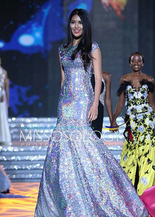 Đại diện Việt Nam tại Hoa hậu Thế giới 2015, Hoa khôi Lan Khuê là thí sinh được bình chọn nhiều nhất, lọt top 11 chung cuộc. Đây là thành tích tốt nhất của người đẹp Việt tại đấu trường này. Ảnh: Missology