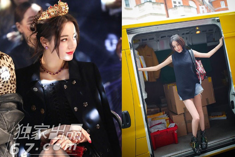 Địch Lệ Nhiệt Ba luôn khiến fans xuýt xoa bởi gương mặt đẹp không góc chết cùng vóc dáng gợi cảm.