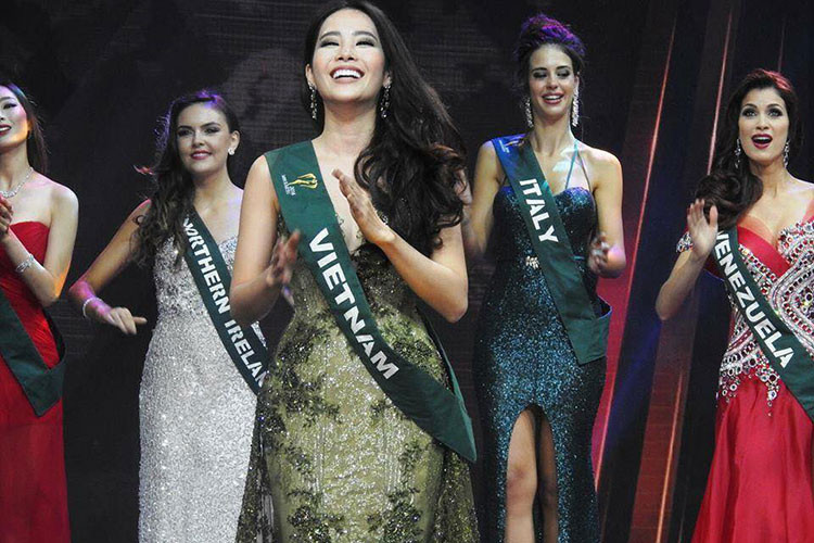 Nam Em bất ngờ tiết lộ cô sẽ xuất hiện trên sân khấu của một cuộc thi hoa hậu quốc tế.