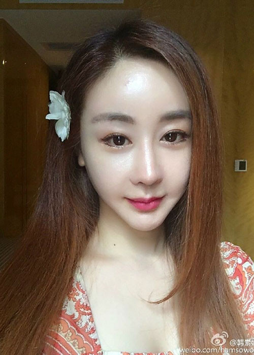 Ham So Won được biết đến là người đẹp dao kéo. Ảnh: Weibo
