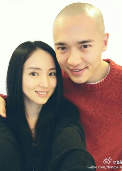 Khi Cao Vân Tường vướng scandal, Đổng Tuyền bày tỏ cô tin tưởng chồng tuyệt đối. Ảnh: Weibo