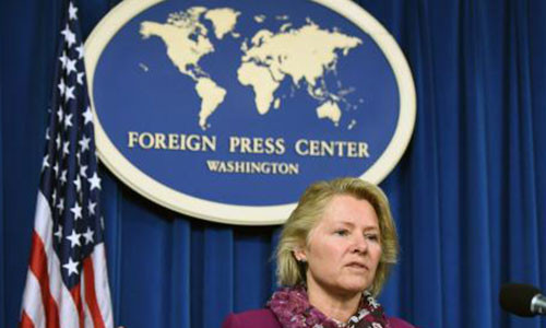 Bà Susan Thornton, quyền Trợ lý Ngoại trưởng Mỹ phụ trách các vấn đề Đông Á và Thái Bình Dương. Ảnh: THX/TTXVN