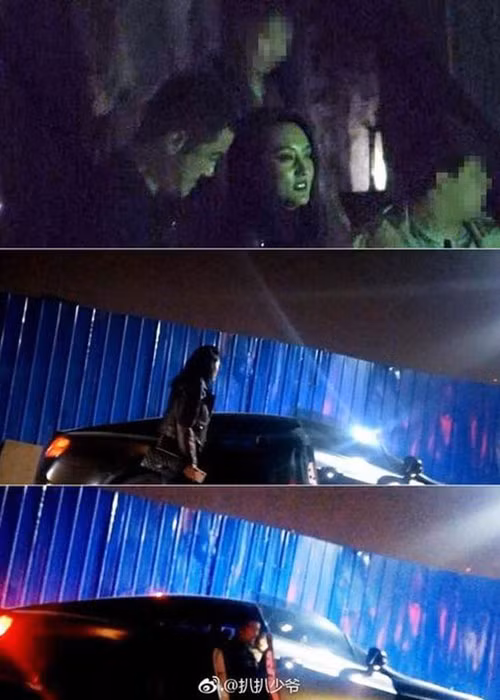 Tối ngày 15/4 mới đây, đi liên hoan cùng bạn bè, Lý Á Bằng tình tứ bên một phụ nữ lạ. Theo nguồn tin, tài tử bắt đầu hẹn hò nhưng chưa tính đến chuyện tái hôn. Ảnh: 163