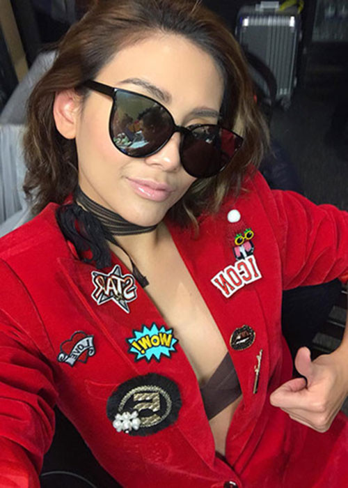 Gần đây, Võ Hoàng Yến bất ngờ tiết lộ cô đã đi thu nhỏ vòng một đến 3 lần để có hình thể chuẩn, tự tin diện trang phục. Ảnh: FBNV