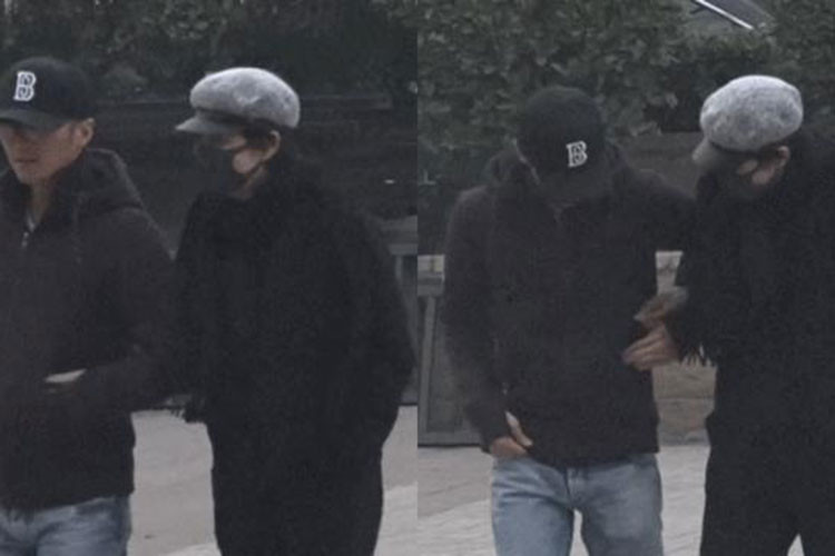 Hình ảnh Vương Phi đòi nắm tay Tạ Đình Phong khi cả hai bên nhau vào năm 2016. Ảnh: Ifeng