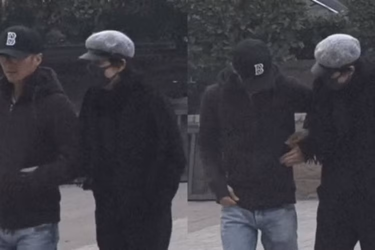 Hình ảnh Vương Phi đòi nắm tay Tạ Đình Phong khi cả hai bên nhau vào năm 2016. Ảnh: Ifeng