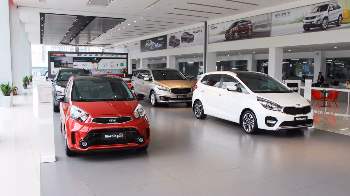 Phòng trưng bày và khu văn phòng đậm chất Kia.