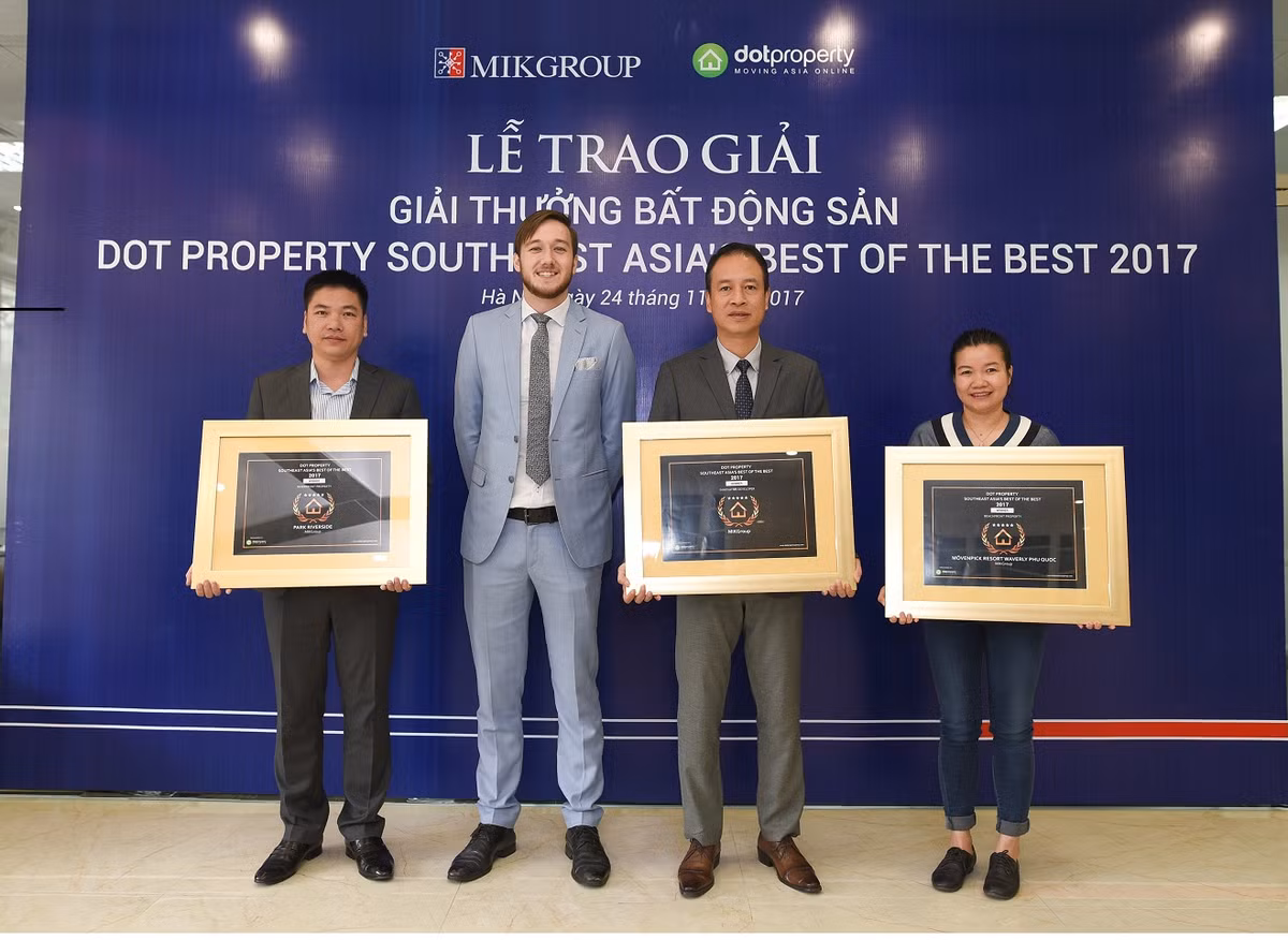 MIKGroup bat ngo lap cu hat-trick tai giai Dot Property Dong Nam A 2017