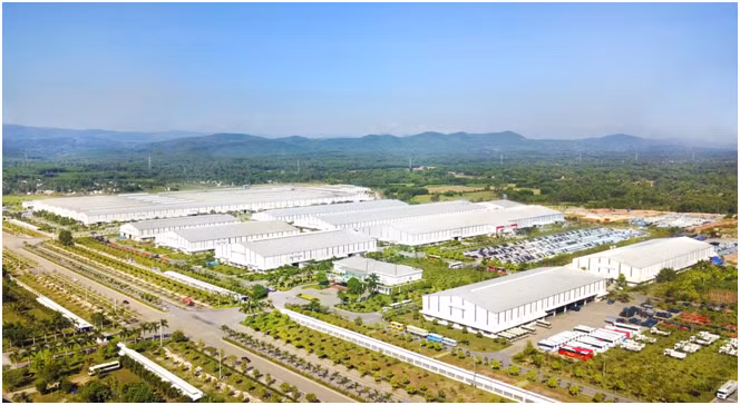 Tổng quan khối các nhà máy SX Linh kiện phụ tùng Thaco.