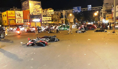 Nu tai xe gay tai nan kinh hoang la 