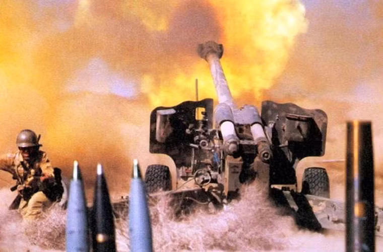 Tầm bắn hiệu quả của D-20 152mm khoảng 17km, tối đa đến 24km với đạn tăng tầm.Nguồn ảnh: Wikipedia