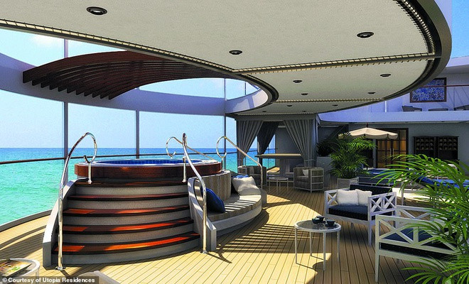 Nhiều căn hộ còn được đi kèm với những tiện ích sang trọng ngoài trời như ban công và bồn tắm nước nóng.