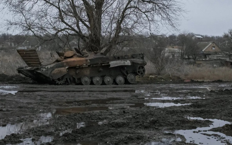 Chỉ trong nửa tháng, Quân đội Ukraine đã mất hơn 5.000 quân ở Kursk và mất hoàn toàn quyền kiểm soát trên không. Tình trạng này khiến Quân đội Ukraine tham chiến cảm thấy tuyệt vọng. Ảnh: New York Times.