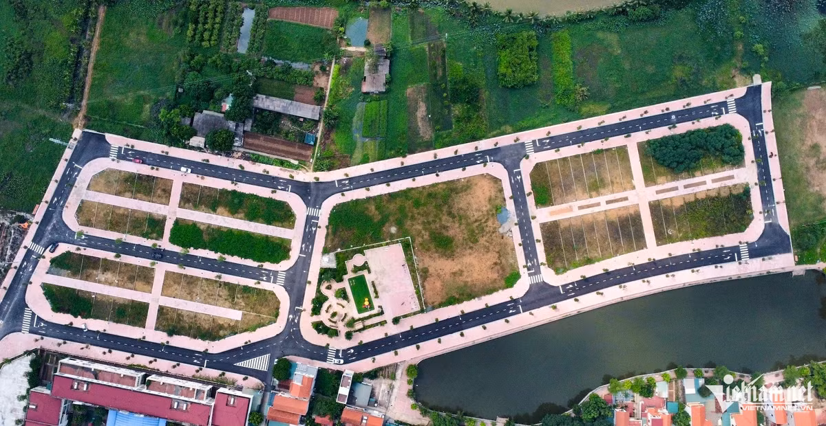 Khu đấu giá thôn Lòng Khúc, xã Tiền Yên có 71 lô, chia làm 3 lần đấu giá.