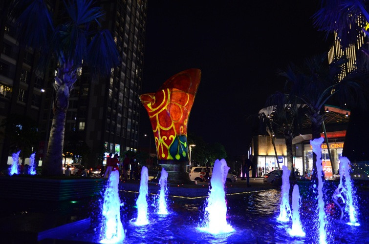 Giáng sinh 2018 diễn ra vô cùng rực rỡ ở tòa nhà cao nhất Việt Nam.