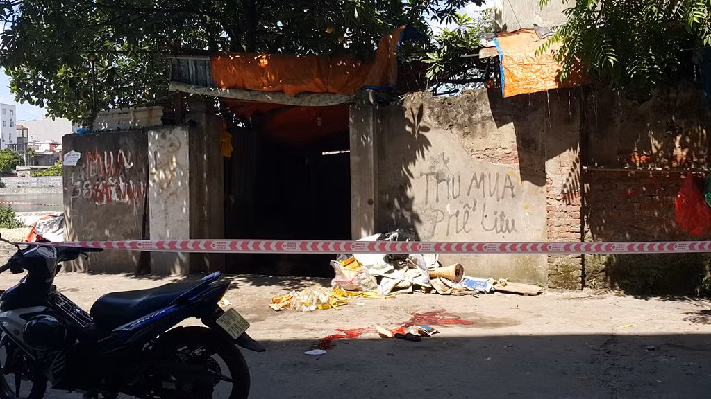 Hiện trường vụ án mạng.