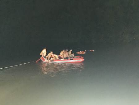 Khu vực thi thể 3 nữ sinh được tìm thấy.