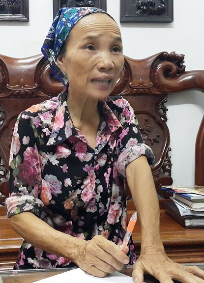 Bà Nguyễn Thị Toan liên tục đến các cơ quan chức năng để cầu cứu yêu cầu làm rõ việc mình bị lừa 2,3 tỷ đồng.