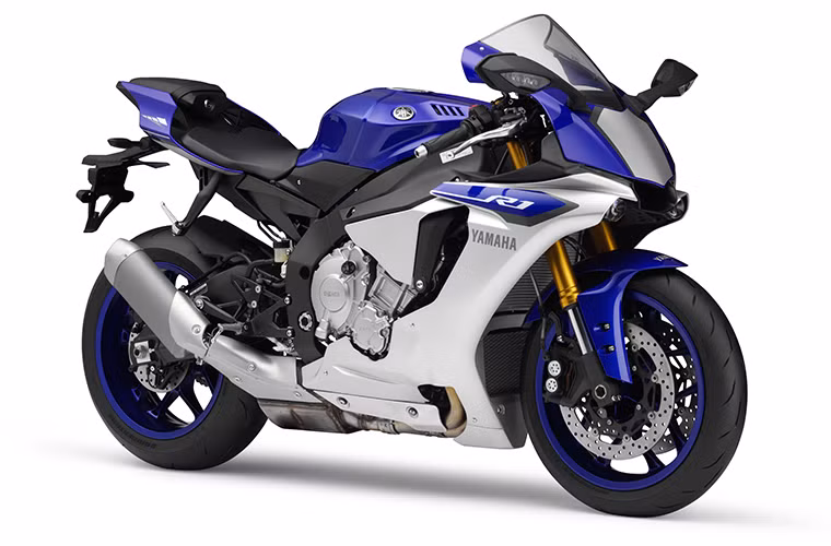  3) Yamaha YZF-R1: Đây là minh chứng cho khả năng chế tạo một chiếc siêu môtô của Yamaha. Chiếc ZF-R1 hoàn toàn mới có động cơ dung tích 998 phân khối, 4 xi lanh, được trang bị hàng loạt công nghệ hiện đại như chống bó cứng phanh, kiểm soát độ bám đường, chống trượt bánh, chống nhấc bánh. Vành xe và hệ khung phụ phía sau được làm từ hợp kim magie giúp giảm trọng lượng xe. Nhờ đó, R1 thế hệ mới có thể đạt được mức mô-men xoắn 595 Nm và công suất 200 mã lực.