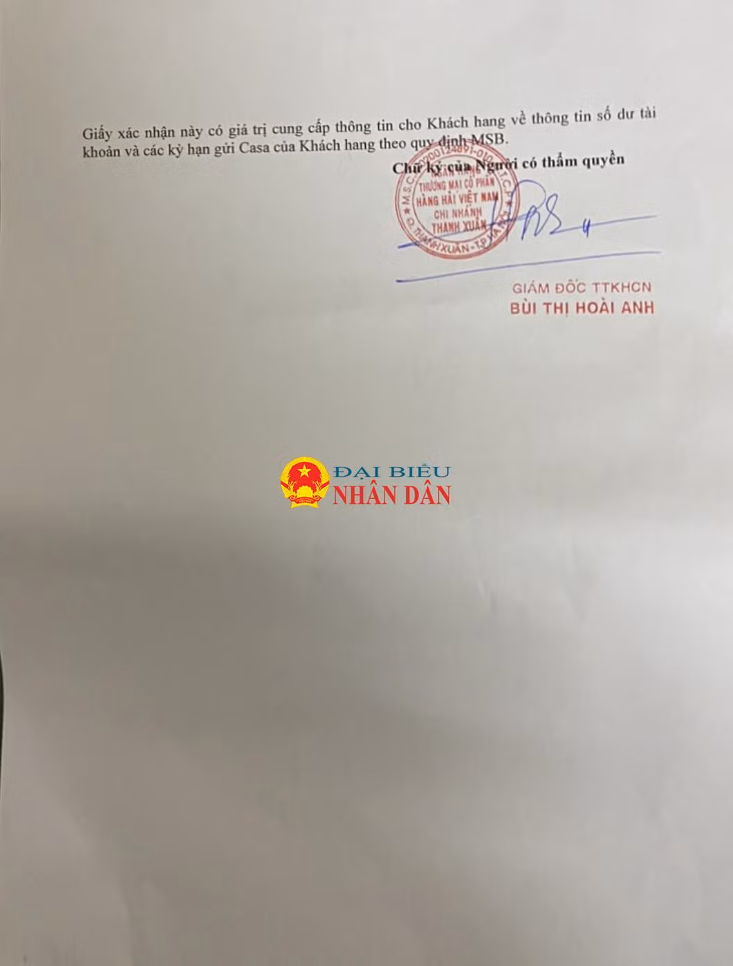 Tiền gửi MSB “bốc hơi” 58 tỷ, chuyên gia khuyến cáo gì? - Hình 2 Tien gui MSB “boc hoi” 58 ty, chuyen gia khuyen cao gi?-Hinh-2