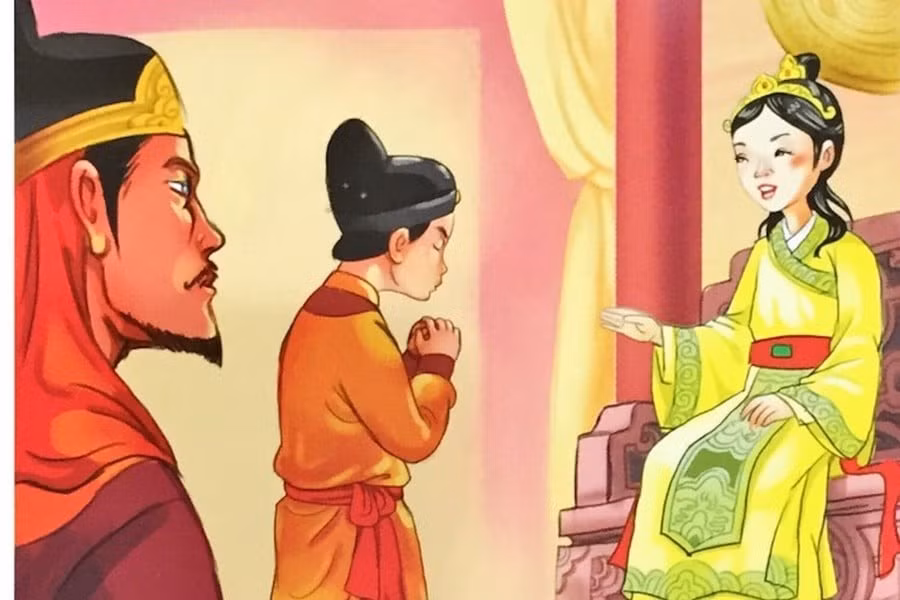 Trong su Viet, co mot ni co tung la hoang de