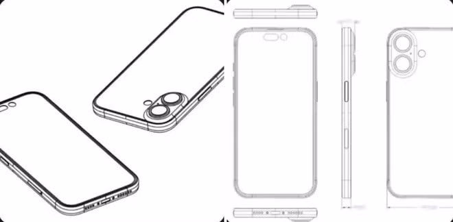 Toan bo thiet ke iPhone 16 dung tu anh ro ri