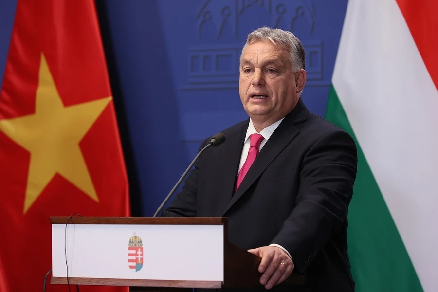 Thu tuong Pham Minh Chinh hoi dam voi Thu tuong Hungary Viktor Orban-Hinh-18