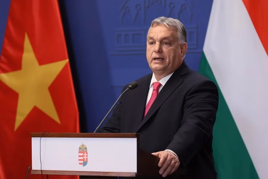 Thu tuong Pham Minh Chinh hoi dam voi Thu tuong Hungary Viktor Orban-Hinh-18