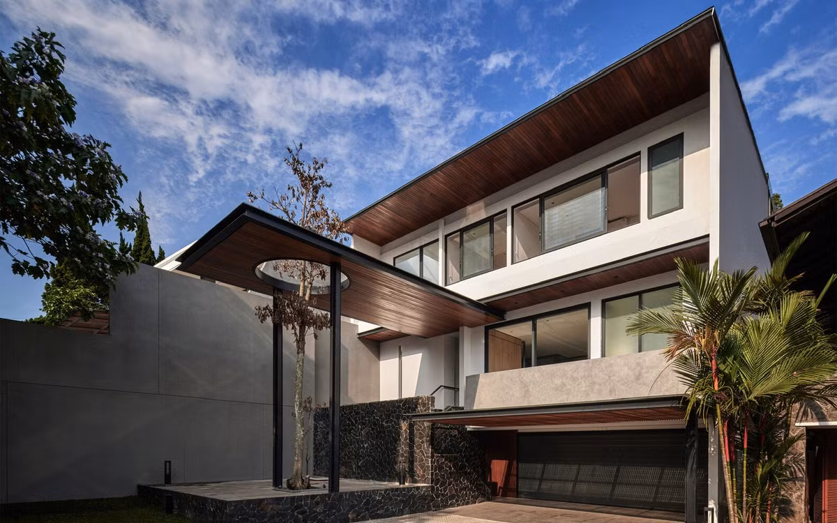 Khong can may loc khong khi, thiet ke 2 tang oc dao xanh