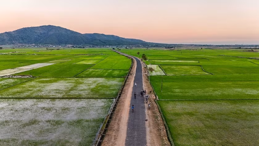 Canh dong Chu Jor - 'buc hoa' cua nguoi nong dan