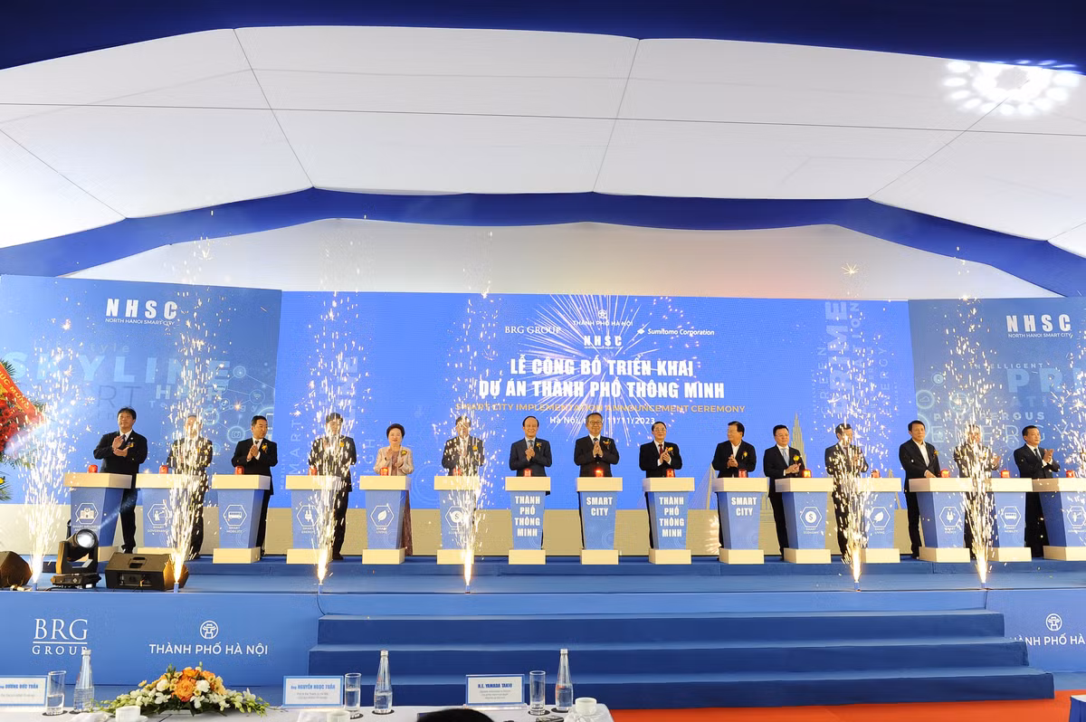 Loat cong trinh trong “thanh pho thong minh” 4,2 ty USD Ha Noi