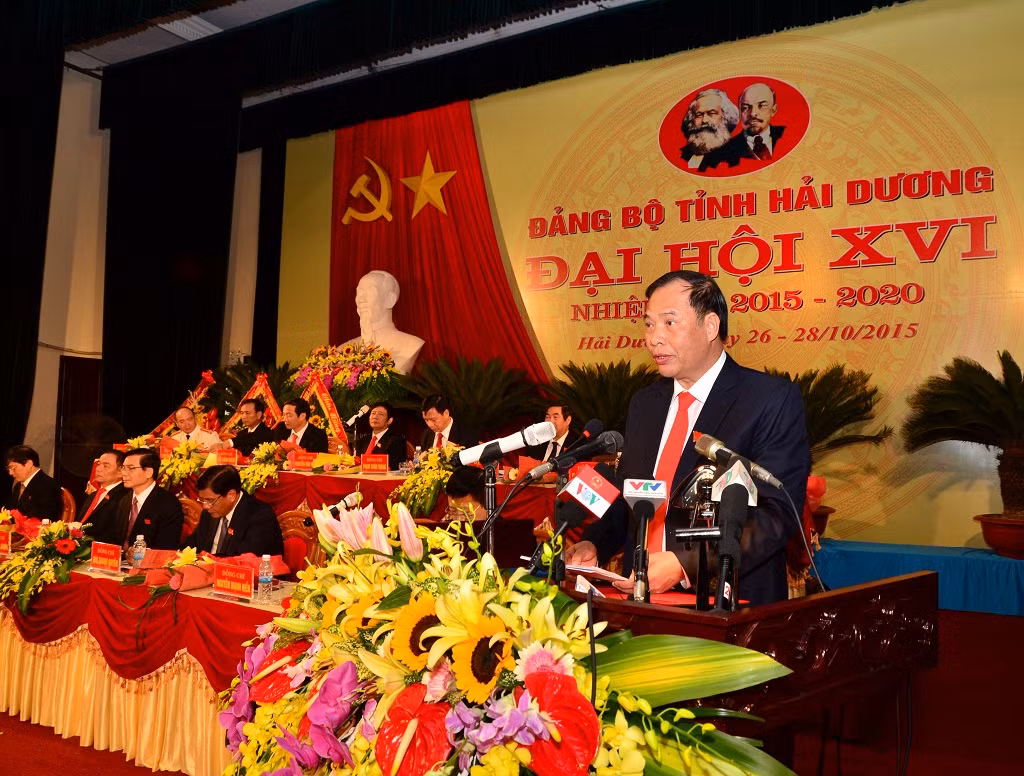 Ong Nguyen Manh Hien duoc bau lam Bi thu tinh Hai Duong