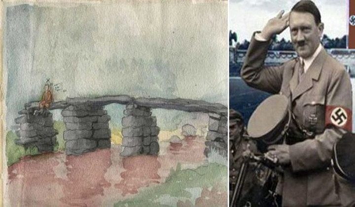 Một trong số 13 bức tranh do Hitler vẽ thời trẻ từ năm 1908 đến năm 1914, được bán năm 2009 với giá cao kỷ lục. Hitler đã từ bỏ con đường nghệ thuật của mình sau khi Viện hàn lâm Nghệ thuật Mỹ hai lần không công nhận giá trị các tác phẩm của ông, lần lượt vào năm 1907 và năm 1908. Tranh có giá 143.000 USD.