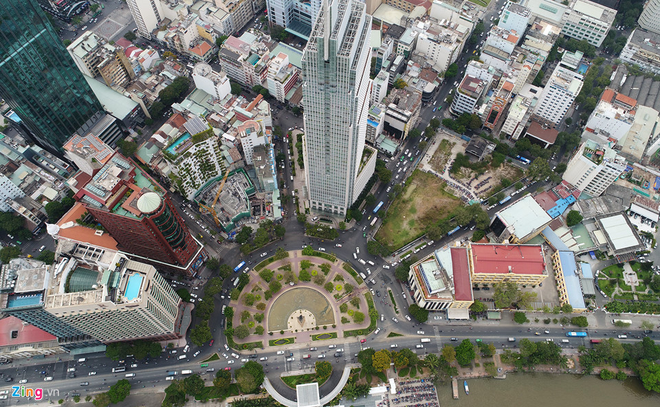 Khu đất vàng 2-4-6 Hai Bà Trưng (quận 1, TP.HCM) có vị trí đắc địa với 4 mặt tiền đường Hai Bà Trưng, Thi Sách, Công trường Mê Linh, Đông Du, tổng diện tích khoảng 6.000 m2.