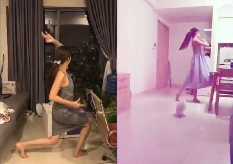 Ngay phòng khách là ban công được Nam Em chăm chút tỉ mỉ. Trong phòng của cô khá trống, không cầu kì thiết kế.