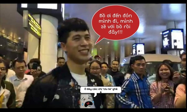 "Bồ" là cách đáng yêu bộ 3 trung vệ tuyển Việt Nam dùng để gọi nhau. Nhiều người hâm mộ yêu mến các chàng trai này tỏ ra khá buồn khi biết rằng trong mùa giải U23 châu Á sắp tới, chỉ còn Đình Trọng đủ điều kiện tham gia. Ảnh: FB.