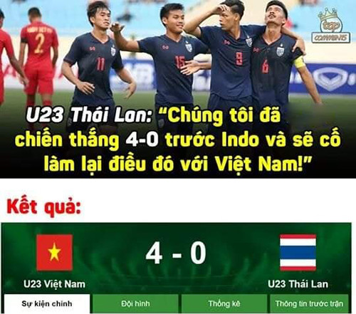Mục tiêu dù rất khó khăn nhưng U23 Thái Lan chẳng thể cản được bước tiến của U23 Việt Nam.