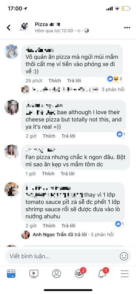 Tài khoản P.T cũng bày tỏ: "Bột mì sao ăn kẹp với mắm tôm được"