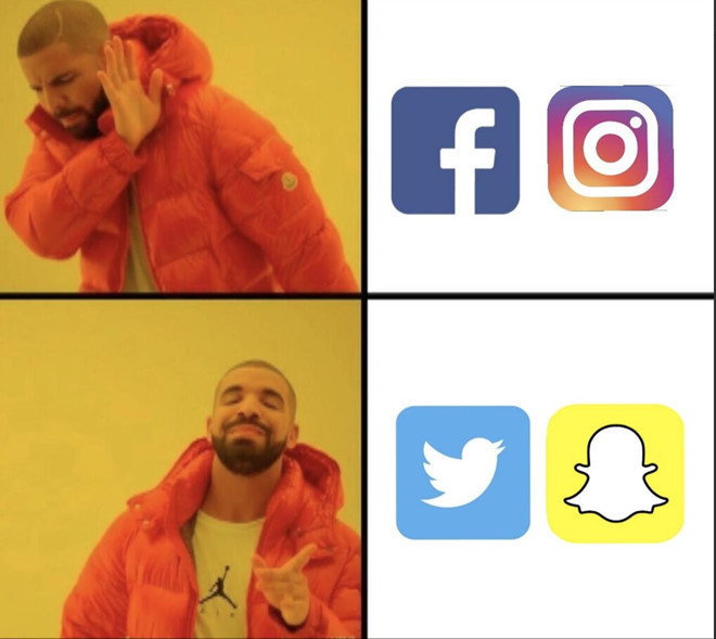 Trong khi đó, fan Twitter là những người vui mừng nhất. Họ cho rằng Facebook là mạng xã hội nhiều thị phi. Ảnh: Faiqa_Ayaz.