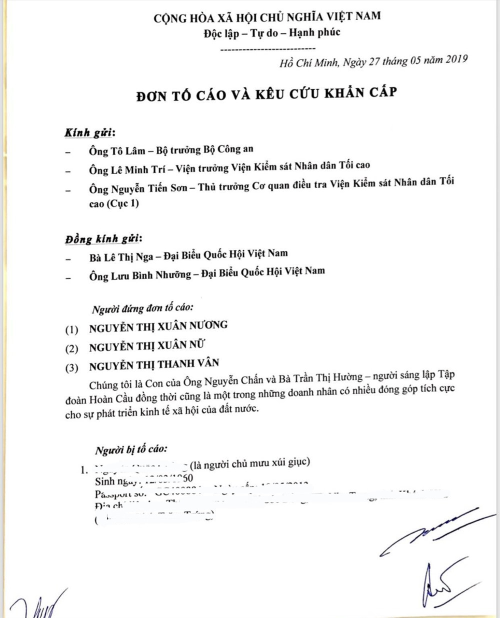 Xuat hien don 3 nguoi con to nguoc chong dai gia Tu Huong