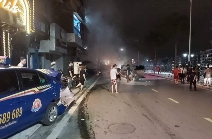 Khoi to lai xe Lexus gay tai nan lien hoan khien nu cong an tu vong o Hai Phong