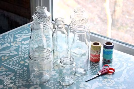 Bước 3: Hũ thủy tinh tráng nước sôi cho sạch rồi, để cho khô. 