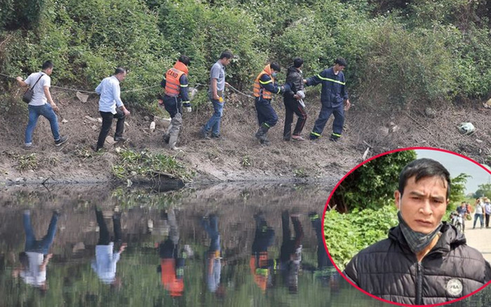 Hai đối tượng khai, chiều 23/10 chúng rủ nhau đi trộm hai bộ cốp – pha và bán được 500 nghìn đồng. Chập tối cùng ngày, khi đi trên đê sông Nhuệ, Trung, Quân gặp cháu H đang dựng xe ven đường để nói chuyện điện thoại. Lúc đầu, hai đối tượng đi lướt qua. Một lát sau, khi quay lại, vẫn thấy cháu H đứng đó, Trung bàn với Quân cướp tài sản. Lúc này đường đê không có người qua lại, Quân đứng cảnh giới, Trung nhẹ nhàng tiến lại gần rồi đẩy mạnh nạn nhân xuống rìa sông. Thấy cháu H kêu xin, Trung lội xuống dìm nạn nhân cho tới khi tử vong.