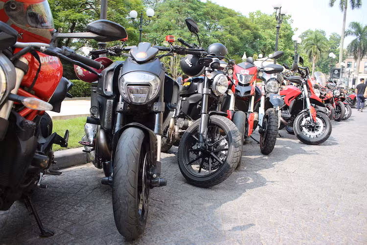 Tham dự lễ kỷ niệm có khoảng 50 chiếc Ducati khác nhau, phủ hết toàn bộ dòng sản phẩm của hãng, từ các dòng xe phổ thông như Scrambler, Monster tới những mẫu xe địa hình Hypermotard/Strada, Multistrada; các dòng superbike 899, 1199 Panigale hay cruiser Diavel. Ngay cả những dòng xe mới về Việt Nam như Xdiavel S hay 959 Panigale cũng đã hội tụ đầy đủ tại sự kiện.