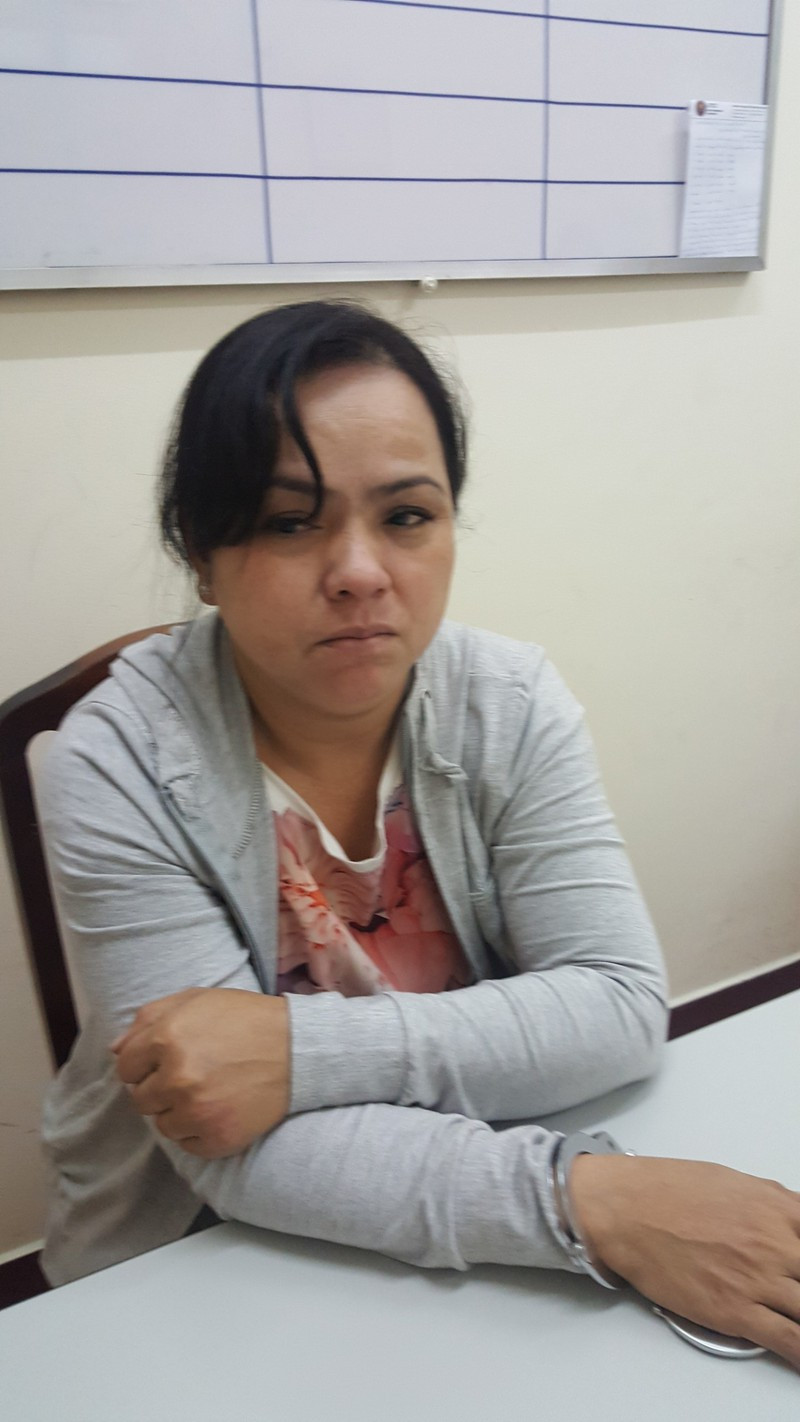 Khoảng năm 2016-2017, Oanh Hà thuê Trần Thị Lệ Chi, Phạm Thị Bình giúp việc cho gia đình. (Trần Thị Lệ Chi (tự là Yến), một chân rết quan trọng trong đường dây của Oanh "hà". Ảnh: CA cung cấp)