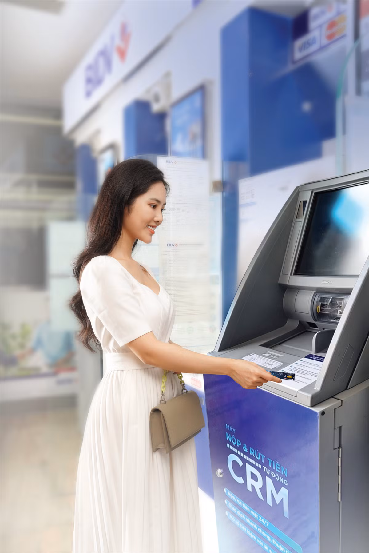 Trai ngiem CRM BIDV - May nop/rut tien tu dong nhieu tien ich