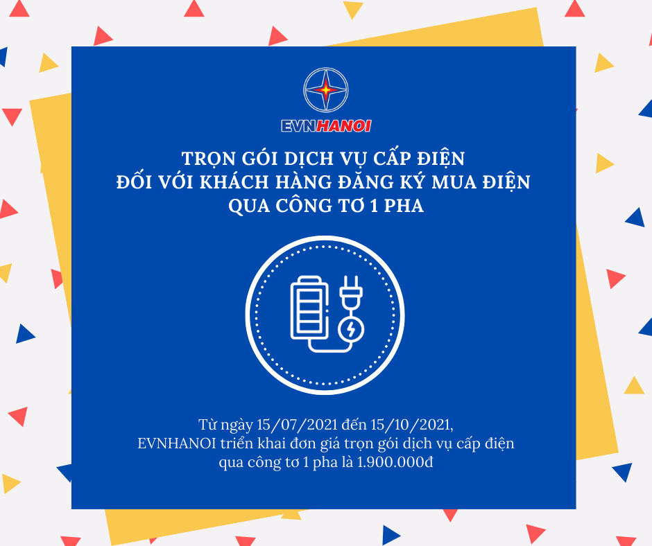 EVNHANOI thi diem “tron goi dich vu” voi KH mua dien qua cong to 1 pha