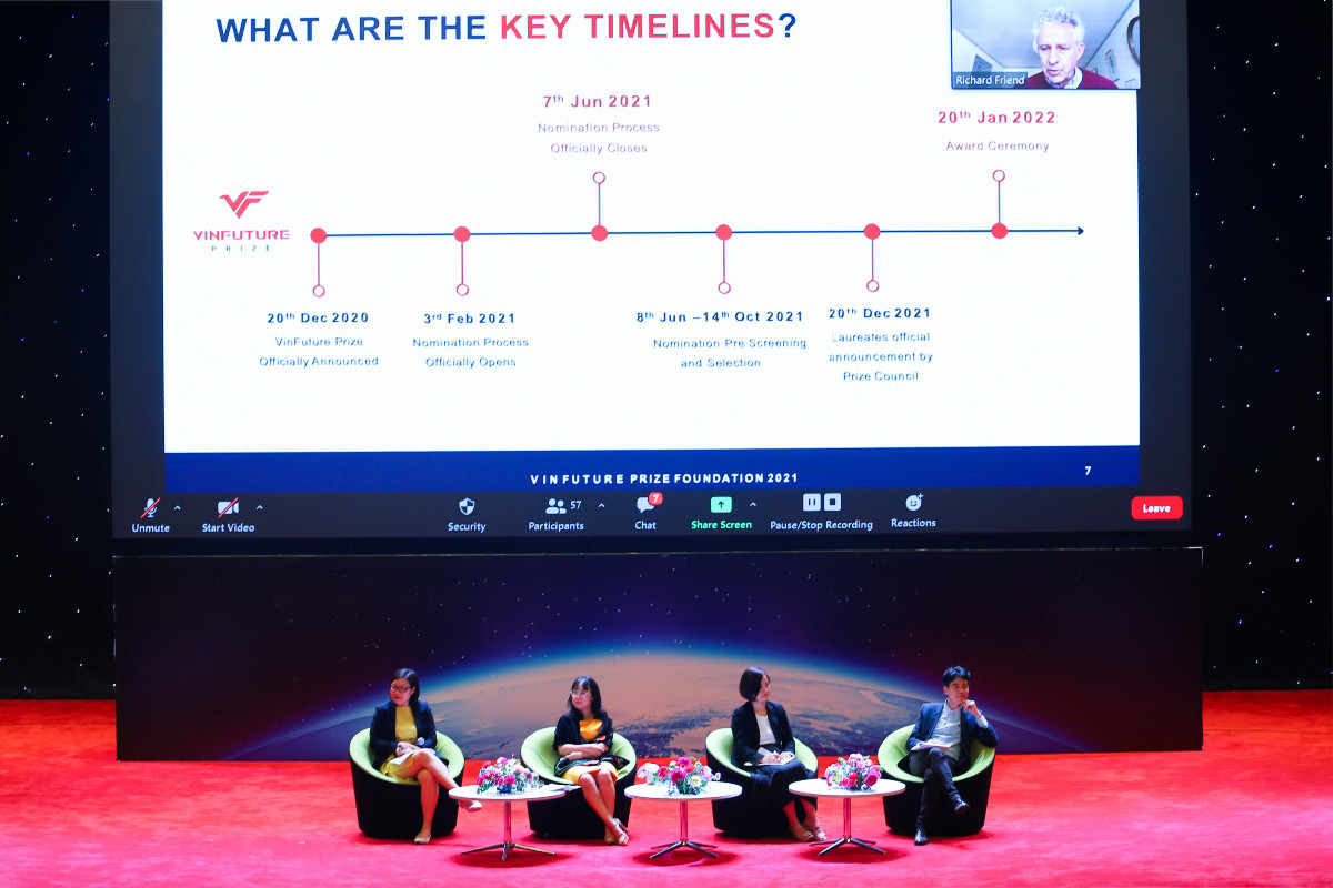 Giai thuong khoa hoc - cong nghe toan cau VinFuture bat dau vong So khao
